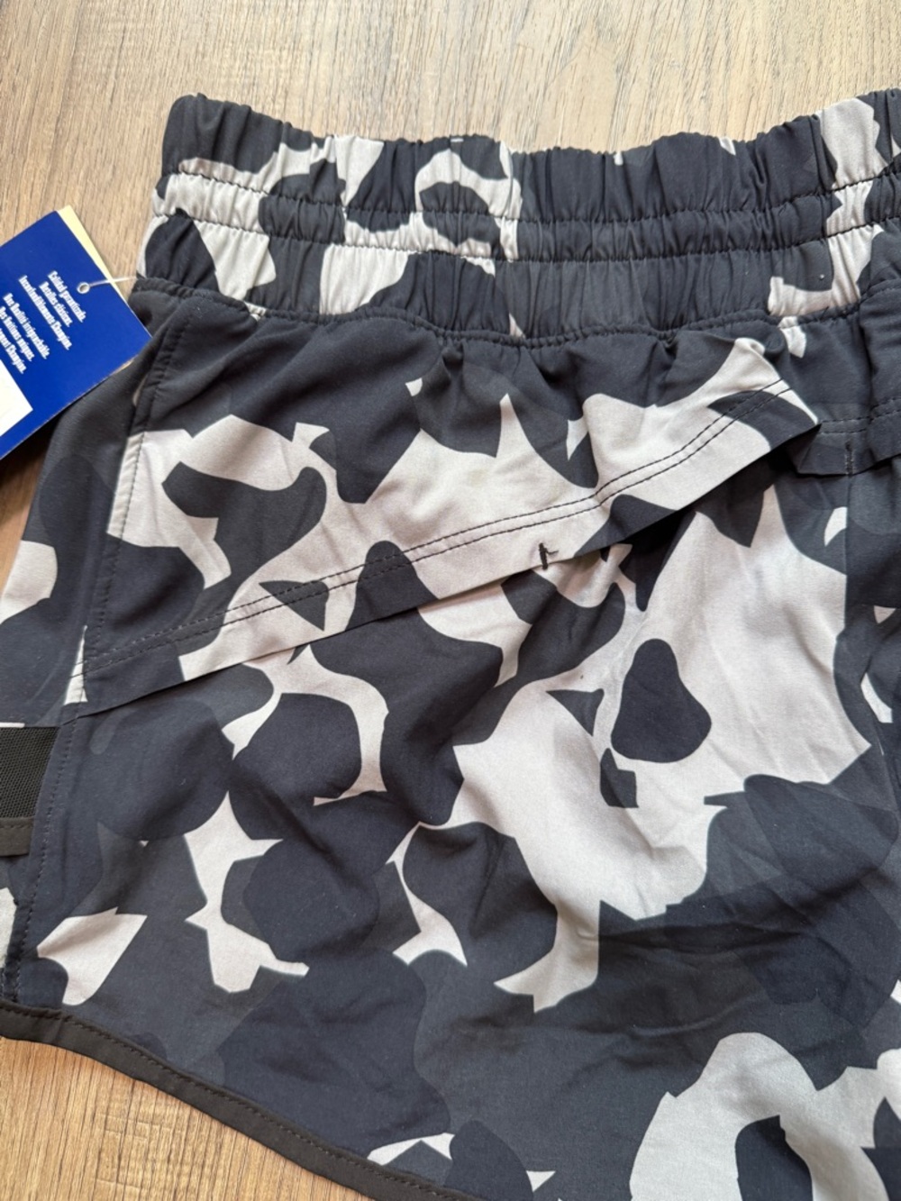 Champion Women's Black & White Camo Running Shorts - Brand New - Size Small - Picture 10 of 12